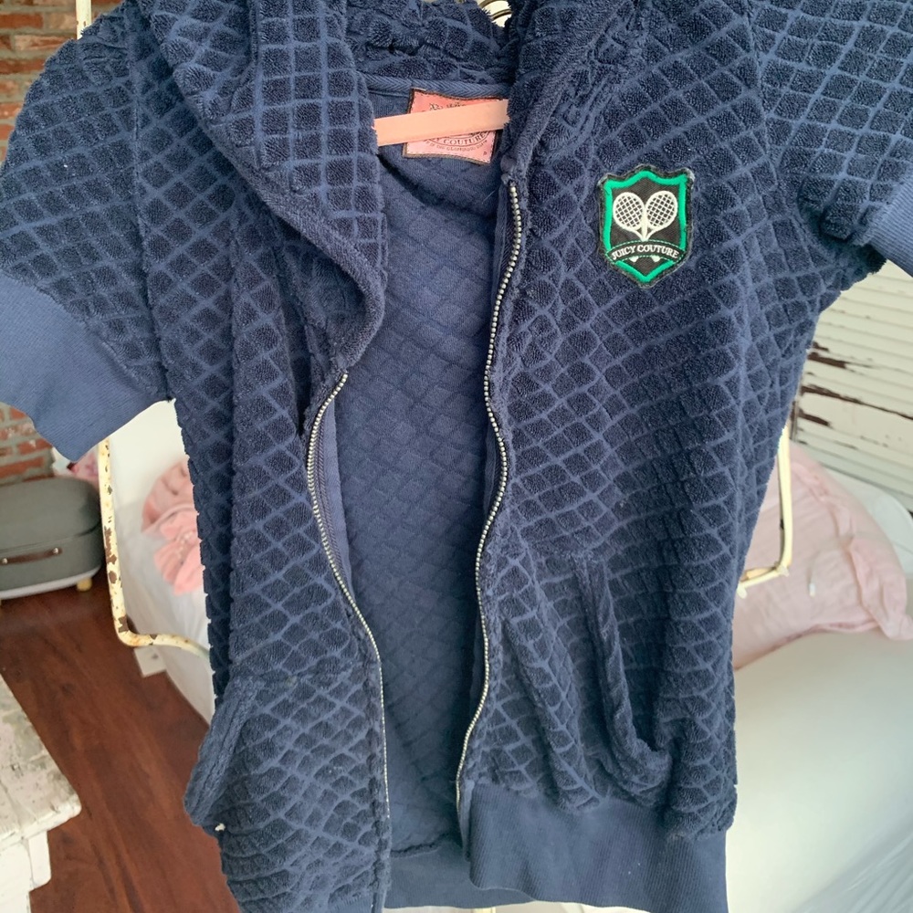 VINTAGE JUICY COUTURE VEST WITH HOODIE
